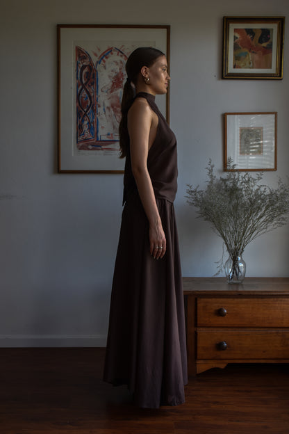 Maxi Skirt - Chocolate