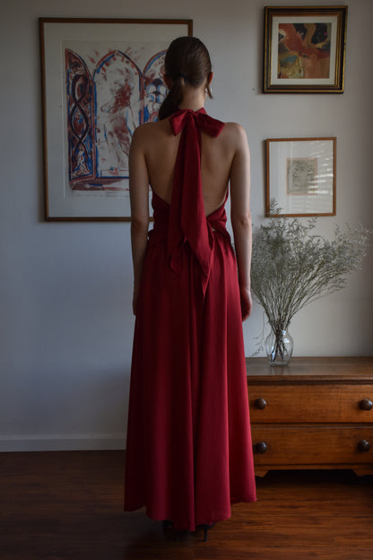 Maxi Skirt - Cherry