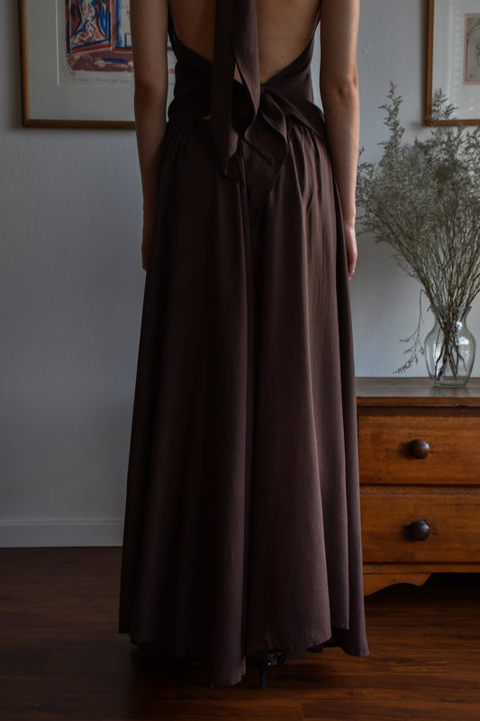 Maxi Skirt Brown